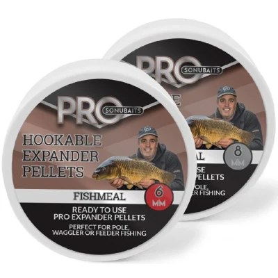 Afbeelding van Sonubaits Pro Hookable Expander Pellets 6mm &amp; 8mm / Fishmeal