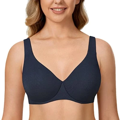 Afbeelding van DELIMIRA AISILIN Dames Plus Size Naadloze Minimizer BH, Saffier Heather