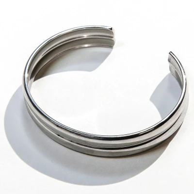 Afbeelding van Laura Ferini Dames Armband Strati Zilver Zilverkleurige Bangle 18K Witgoud Verguld Sieraad Accessoires Sieraden Armbandje