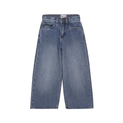 Afbeelding van Noppies Meisjes Jeans Pooler Medium Blue denim 92 100% Biologische katoen