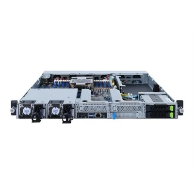 Image de Gigabyte E162 220 (rev. 100) Serveur Montable sur rack 1U 1 voie pas de processeur jusqu&#039;à RAM 0 Go SATA hot swap 2.5&quot; baie(s) aucun disque dur AST2600 SE fourni moniteur :