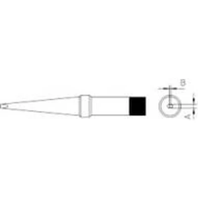 Afbeelding van Weller 4PTL8 1 soldeerpunt Langwerpige vorm Grootte 2 mm Lengte soldeerpunt: 42 Inhoud: stuk(s)