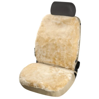Afbeelding van CarComfort Autostoelhoes Lamsvel beige