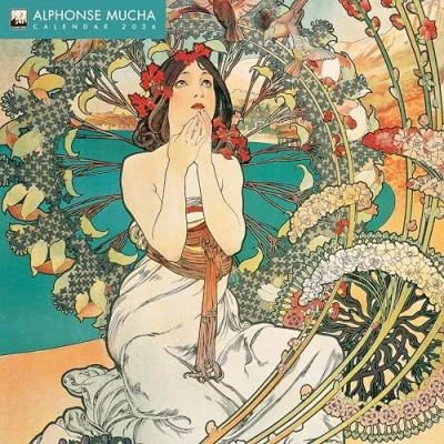 Afbeelding van Alphonse Mucha Wall Calendar 2026 (Art Calendar)