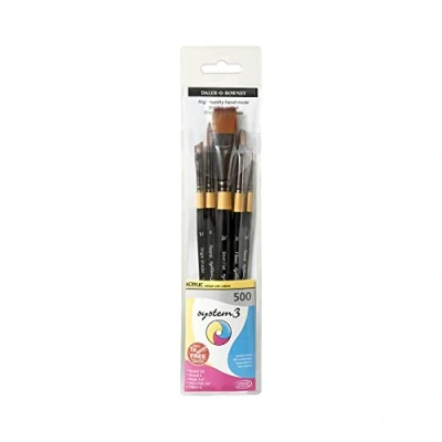 Image de Pinceaux en pochette System 3 n401 avec 4 brosses