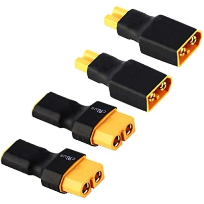 Afbeelding van 2 Paar Adapter RC Drone Connector, XT30 naar XT60 Converter Socket voor FPV Auto Lipo NiMH ESC Batterij Oplader
