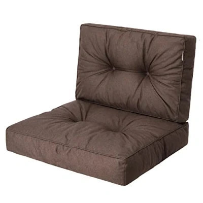 Afbeelding van PillowPrim, Palletkussen, rotan kussen, outdoor, zitkussen, stoelkussen, meubels, bruin, 70 x cm