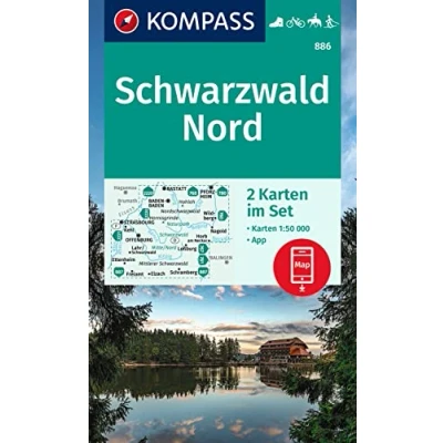Afbeelding van Kompass WK886 Schwarzwald Nord, Zwarte Woud Noord