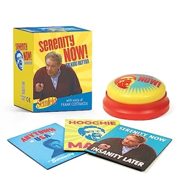 Afbeelding van Seinfeld Serenity Now Talking Button Featuring the voice of Frank Costanza