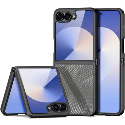Afbeelding van Dux Ducis Aimo Backcover met MagSafe voor de Samsung Galaxy Z Flip 7 Transparant