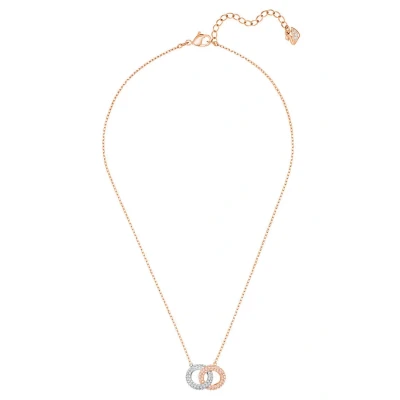 Afbeelding van Swarovski dames Stone ketting met kristal in de kleur Goud