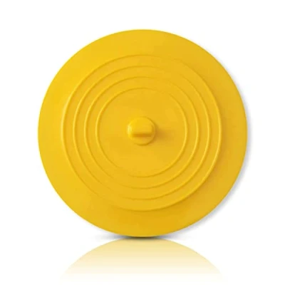 Afbeelding van ✮Frans merk✮ CZ Store® Badstop, 5 kleuren, levenslange garantie, stop voor gootsteen, diameter 15,2 cm, wastafelstop badkamer en keuken, zuignapsluiting van siliconen,