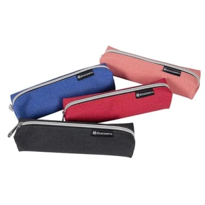 Afbeelding van Exacompta 52710E 6x Trousse carrée PU WOOD 4 couleurs a