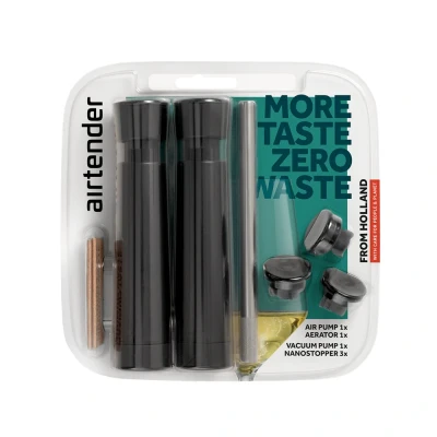 Afbeelding van Airtender Wine Lovers Pack Vacuum Pomp Met 3 Stop