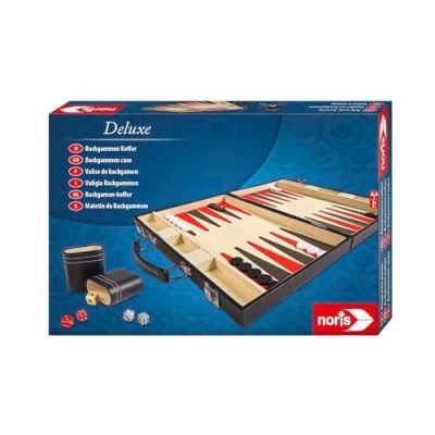 Afbeelding van Noris Deluxe Backgammon koffer Gezelschapsspel