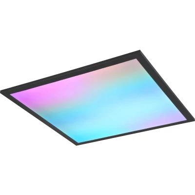Afbeelding van REALITY BETA Plafondlamp Zwart mat incl. 1x SMD 18W Geintegreerde dimmer Afstandsbediening