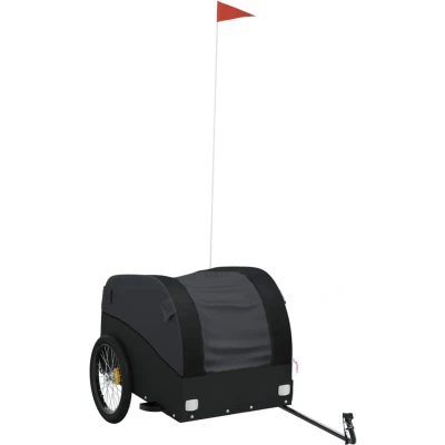 Afbeelding van Fietstrailer 45 kg ijzer zwart