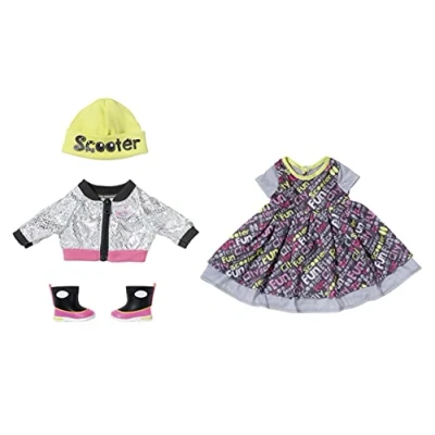 Afbeelding van BABY born City Deluxe Style Poppenkledingset 43cm