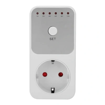 Afbeelding van timer digitaal stopcontact, timer, elektrisch timerschakelaar, schakelaar