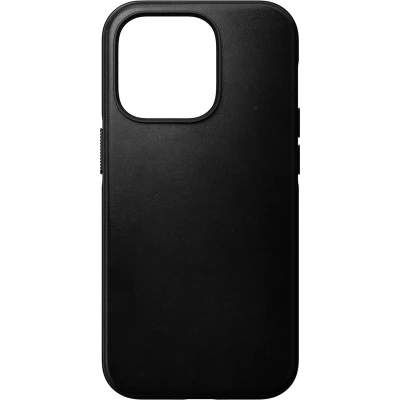 Afbeelding van Nomad Rugged Horween Leather geschikt voor iPhone 14 Plus Mag hoesje zwart