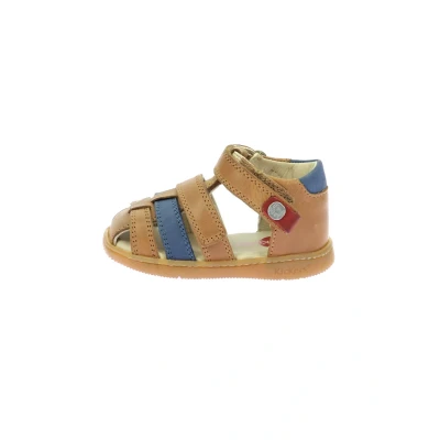 Afbeelding van Kickers Outdoorsandalen voor kinderen, Maat: 24, Camel Leer