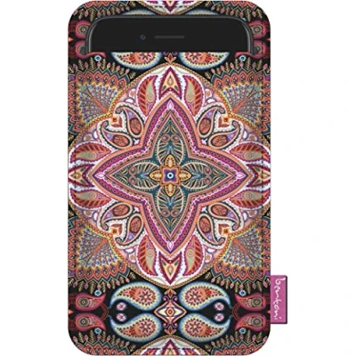 Image de Étui pour téléphone portable en feutre Bertoni Housse 100x175 mm motif Polka