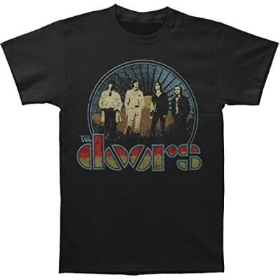 Afbeelding van The Doors Vintage Field Heren T shirt XL Zwart