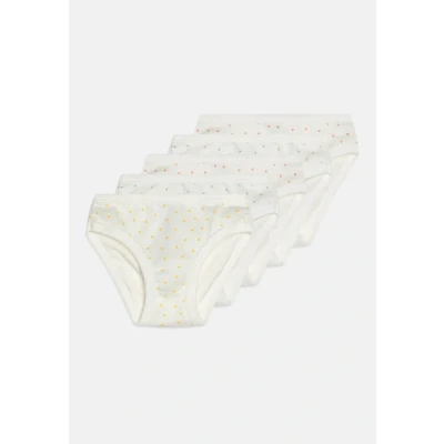 Afbeelding van Petit Bateau Meisjes Slip met print in 5 pack de kleur Gebroken wit, maat: 95