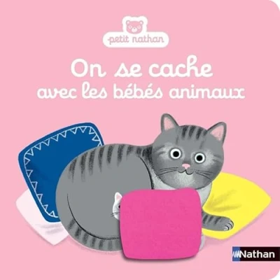 Afbeelding van On se cache avec les bebes animaux
