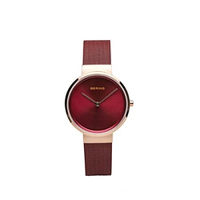 Afbeelding van Bering Analog Quarz Horloge, Dames, Maat: One Size, Roségold
