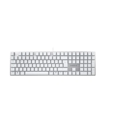 Image de CHERRY KC 200 MX Clavier USB QWERTZ Allemand commutateur : MX2A Silent Red blanc emballage sans plastique
