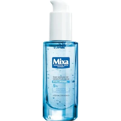 Afbeelding van Mixa, Gezichtsserum, Hyaluron Gel Serum voor de gevoelige huid 30ml (30 ml)