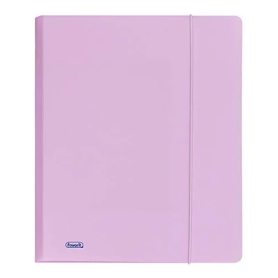 Afbeelding van Favorit 400116602 documentenmap met elastiek P@STEL binnenformaat 24 x 33 cm rug 0 1, Glyine Pastel