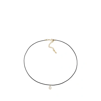 Afbeelding van Elli Choker DROP Ketting, Dames, Maat: 36, Gold