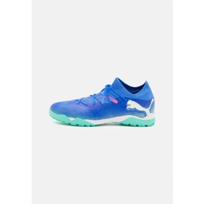 Afbeelding van Puma Future 7 Match TT Voetbalschoenen voor kunstgras, Heren, Maat: 44.5, Bluemazing/white/electric peppermint Textiel/ synthetisch
