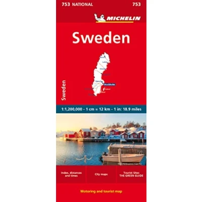 Afbeelding van Sweden Michelin National Map 753