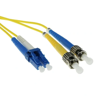Afbeelding van ACT RL7950 Glasvezel Patchkabel Duplex LSZH Singlemode LC/ST 9/125µm OS2 50 meter