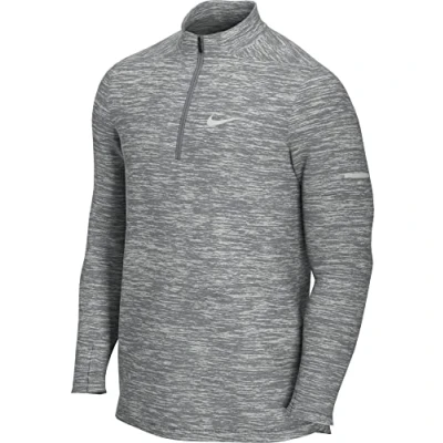 Afbeelding van Nike Performance Longsleeve, Heren, Maat: Large, Smoke grey/grey fog/silver