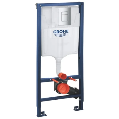 Afbeelding van Grohe Rapid SL wc element 3 in 1 set met bedieningsplaat