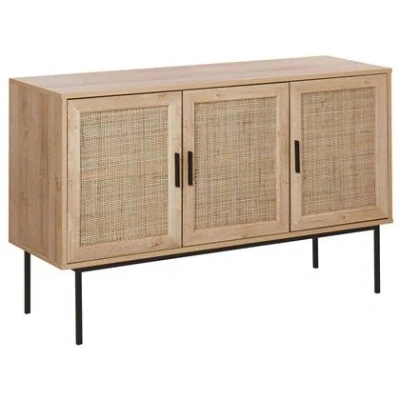 Afbeelding van Beliani PASCO Sideboard Lichte houtkleur Vezelplaat