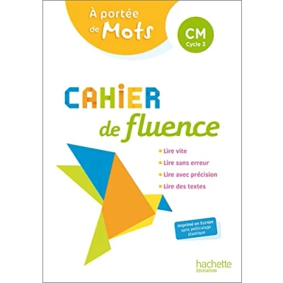 Afbeelding van Cahier de fluence CM A portée mots