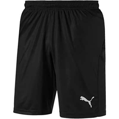 Afbeelding van Puma 703441 voetbalshorts voor heren, groen (Pepper Green White), maat 3XL, Zwart Wit, S