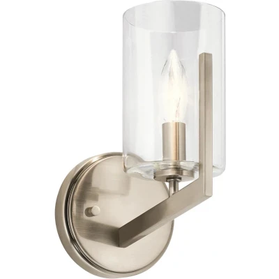 Afbeelding van Kichler LED Wandlamp Nye 1X E14 Max 40W Classic Pewter