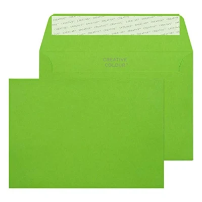 Afbeelding van Blake Creative Colour 15107 enveloppen, C6, 114 x 162 mm, zelfklevend, 120 g/m², 25 stuks, lime