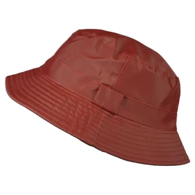 Afbeelding van TOUTACOO, Regenhoed in nylon look, regenhoed, 09 Bordeaux/M, M