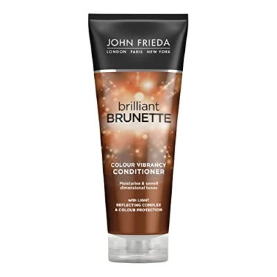 Image de John Frieda Brilliant Brunette Colour Protecting Moisturizing Après shampoing 250 ml