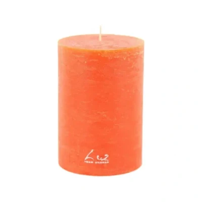 Afbeelding van Rasteli Luz Your Kaars Cilinder Oranje D 9 cm H 13