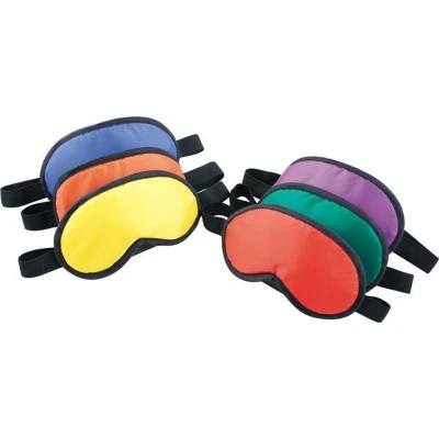 Afbeelding van Blinddoeken set 6 stuks Kindermaskers Gekleurd