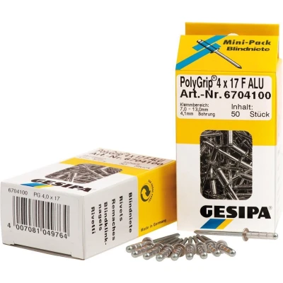 Afbeelding van Mini pack PolyGrip alu/staal 4,8x17 Gesipa