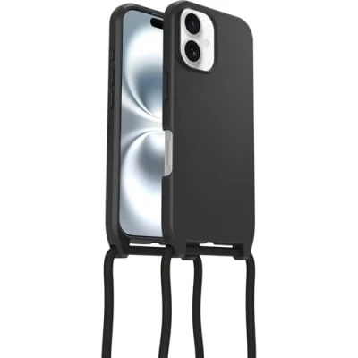 Afbeelding van Otterbox React Necklace Mag iPhone 16 Hoesje zwart